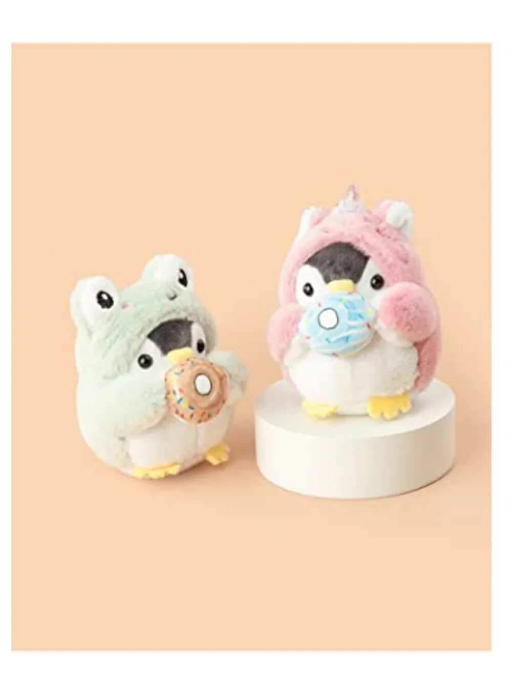 Cute Plush Penguin Pendant Keychain for Handbag, Backpack, Car Keys
